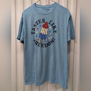 Fifth Sun Blue T-Shirt with Popsicle Graphic